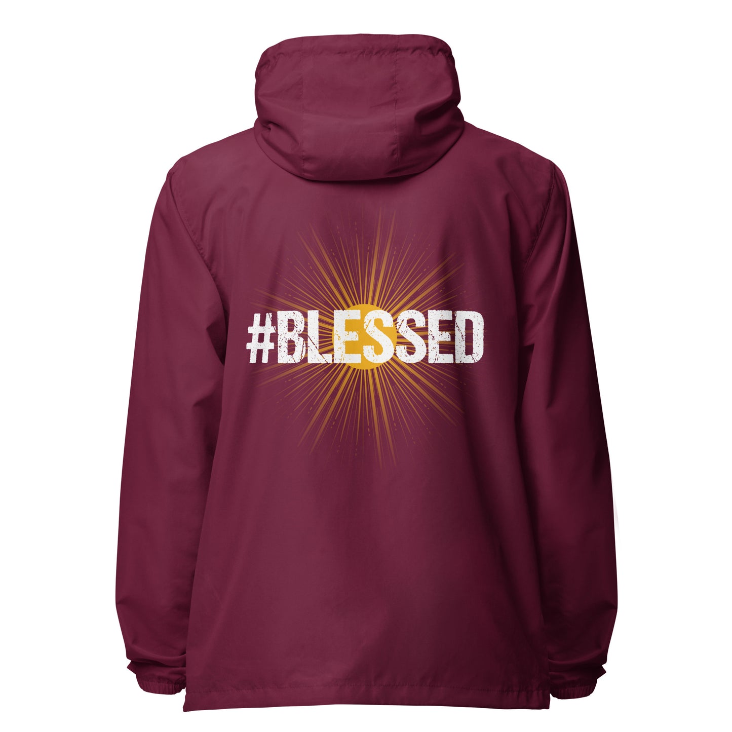 Blessed lightweight zip up windbreaker