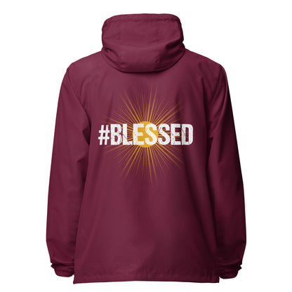 Blessed lightweight zip up windbreaker