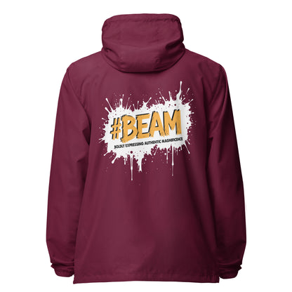 Beam lightweight zip up windbreaker