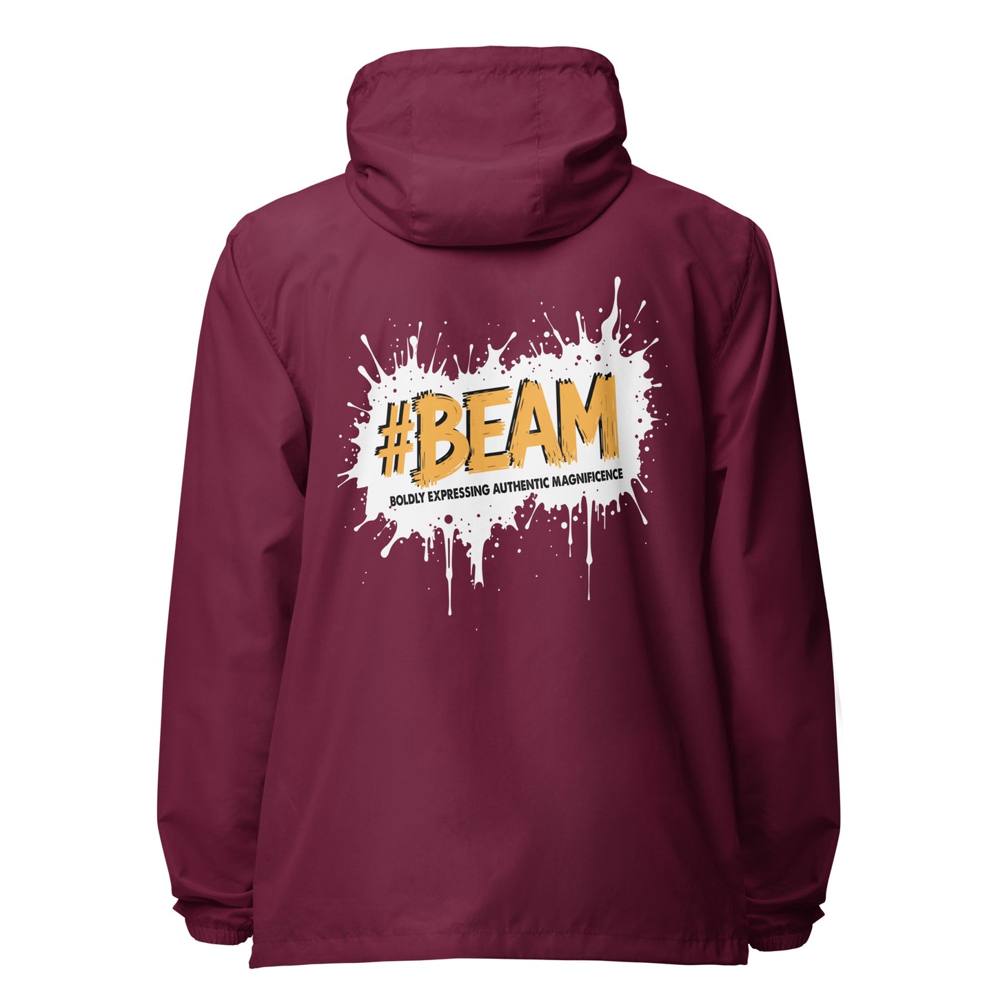 Beam lightweight zip up windbreaker