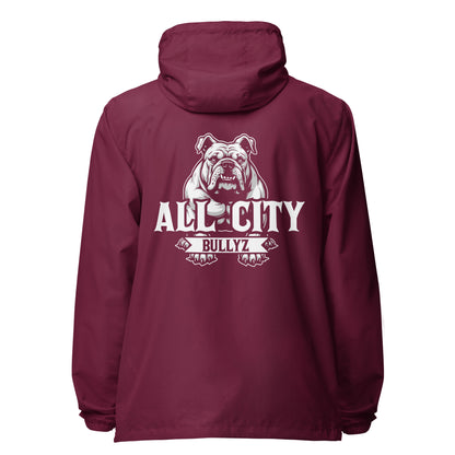 All City Bullzy lightweight zip up windbreaker
