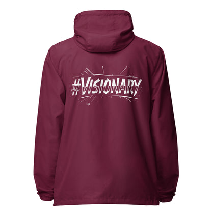 Visionary lightweight zip up windbreaker
