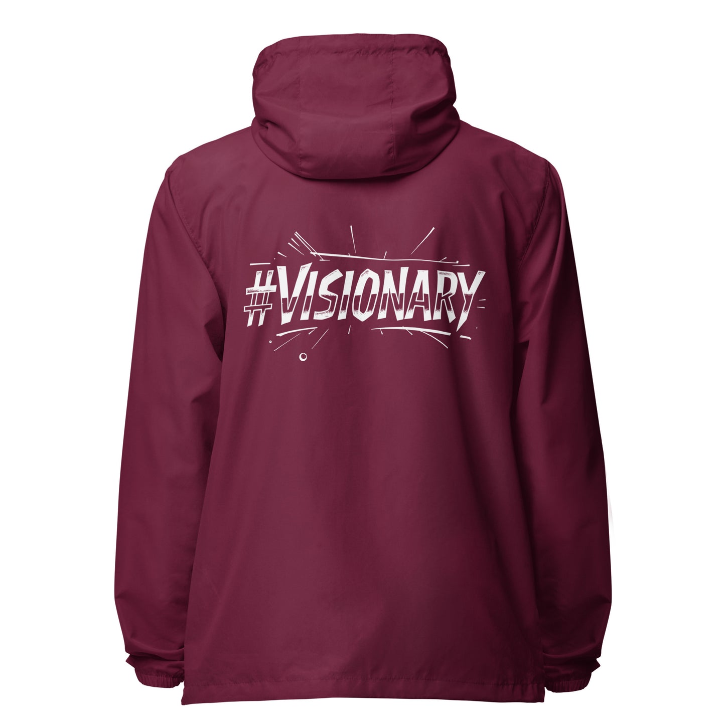 Visionary lightweight zip up windbreaker