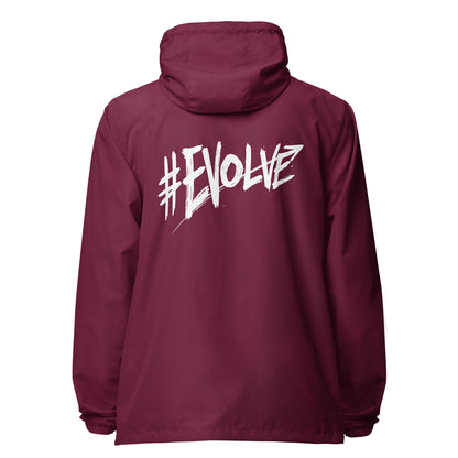 Evolve lightweight zip up windbreaker