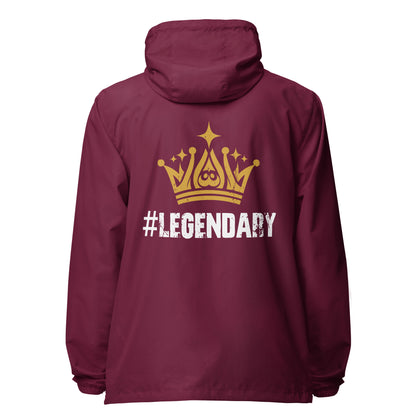 Legendary lightweight zip up windbreaker