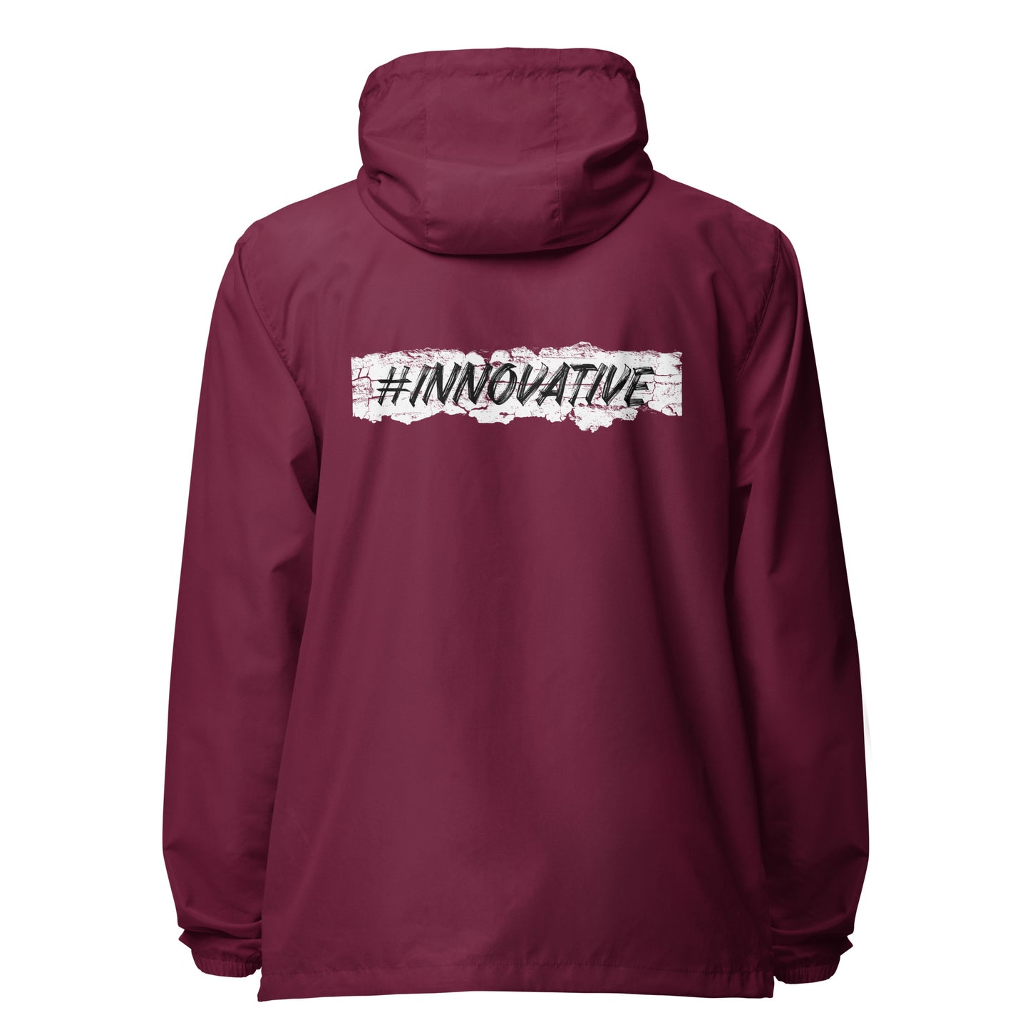 Innovative lightweight zip up windbreaker