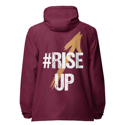 Rise Up lightweight zip up windbreaker