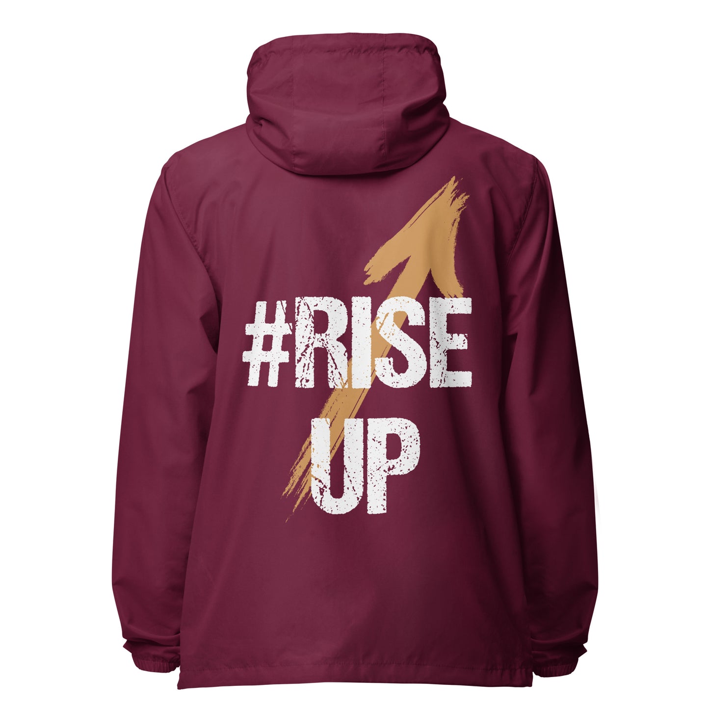 Rise Up lightweight zip up windbreaker