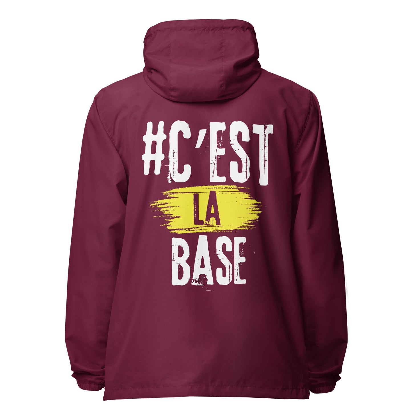 Cest La Base lightweight zip up windbreaker
