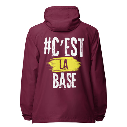 Cest La Base lightweight zip up windbreaker