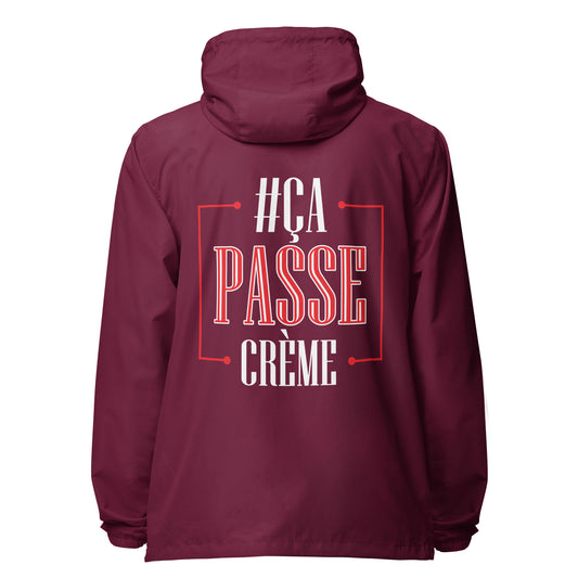 Ca Passe Creame lightweight zip up windbreaker