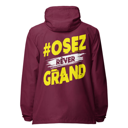 Osez Rever Grand lightweight zip up windbreaker