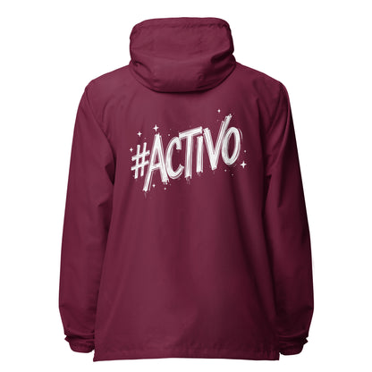 Activo lightweight zip up windbreaker