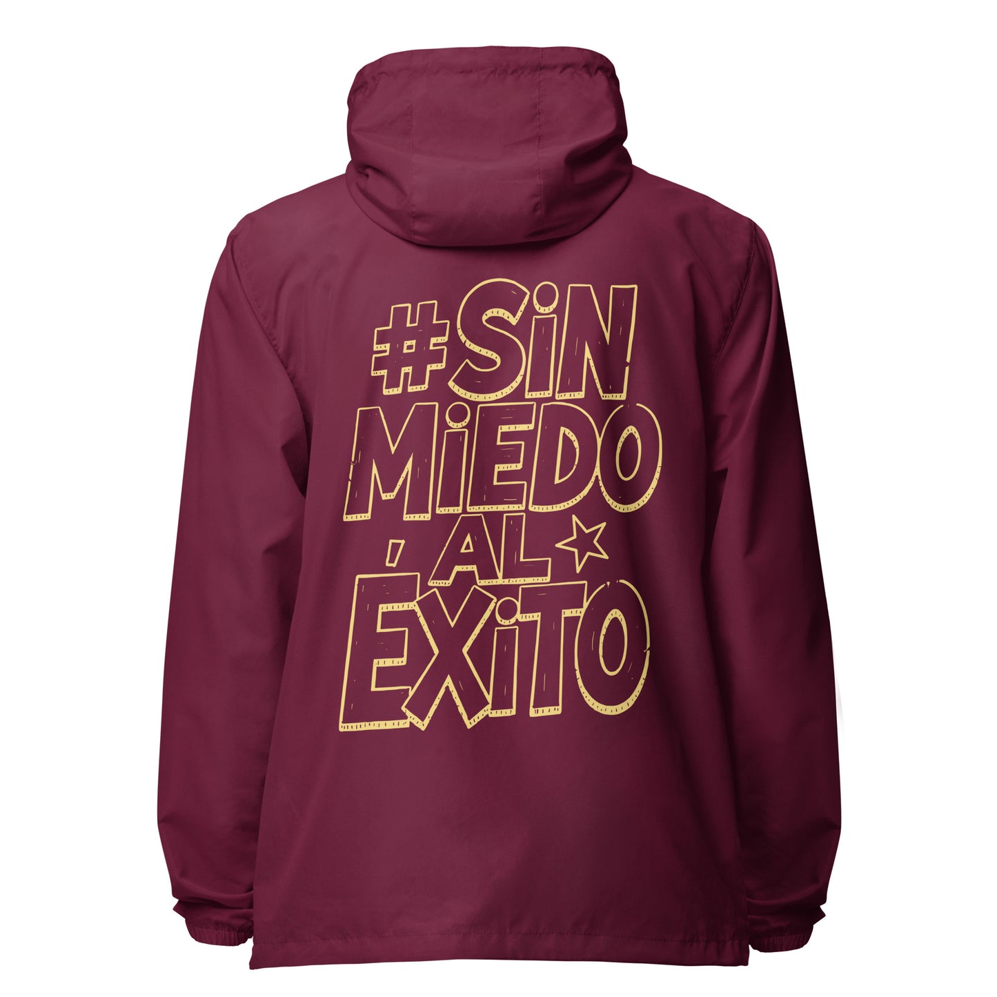 Sin Miedo Al Exito lightweight zip up windbreaker