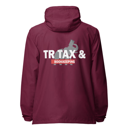 Tr Tax & Book keeping lightweight zip up windbreaker