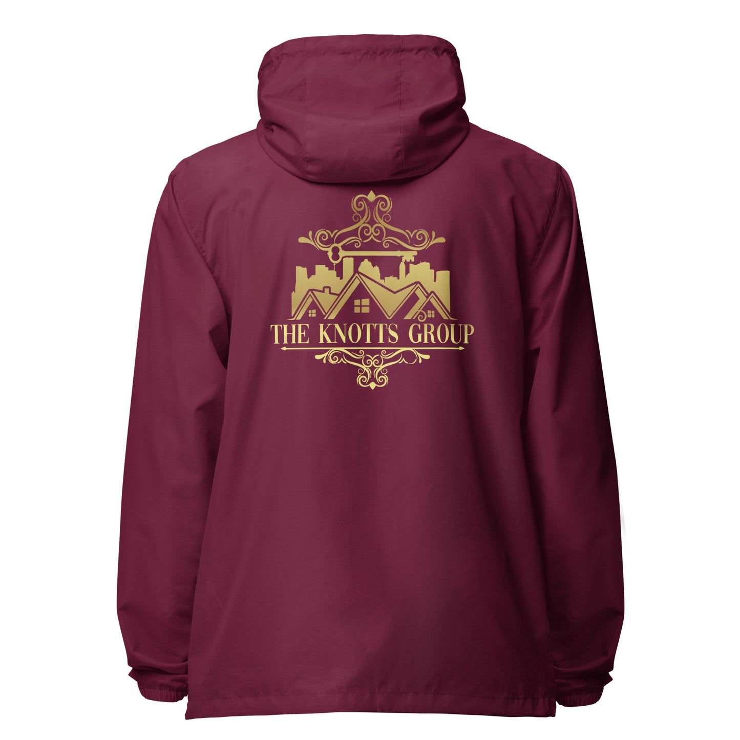 Knotts Group Signature lightweight zip up windbreaker