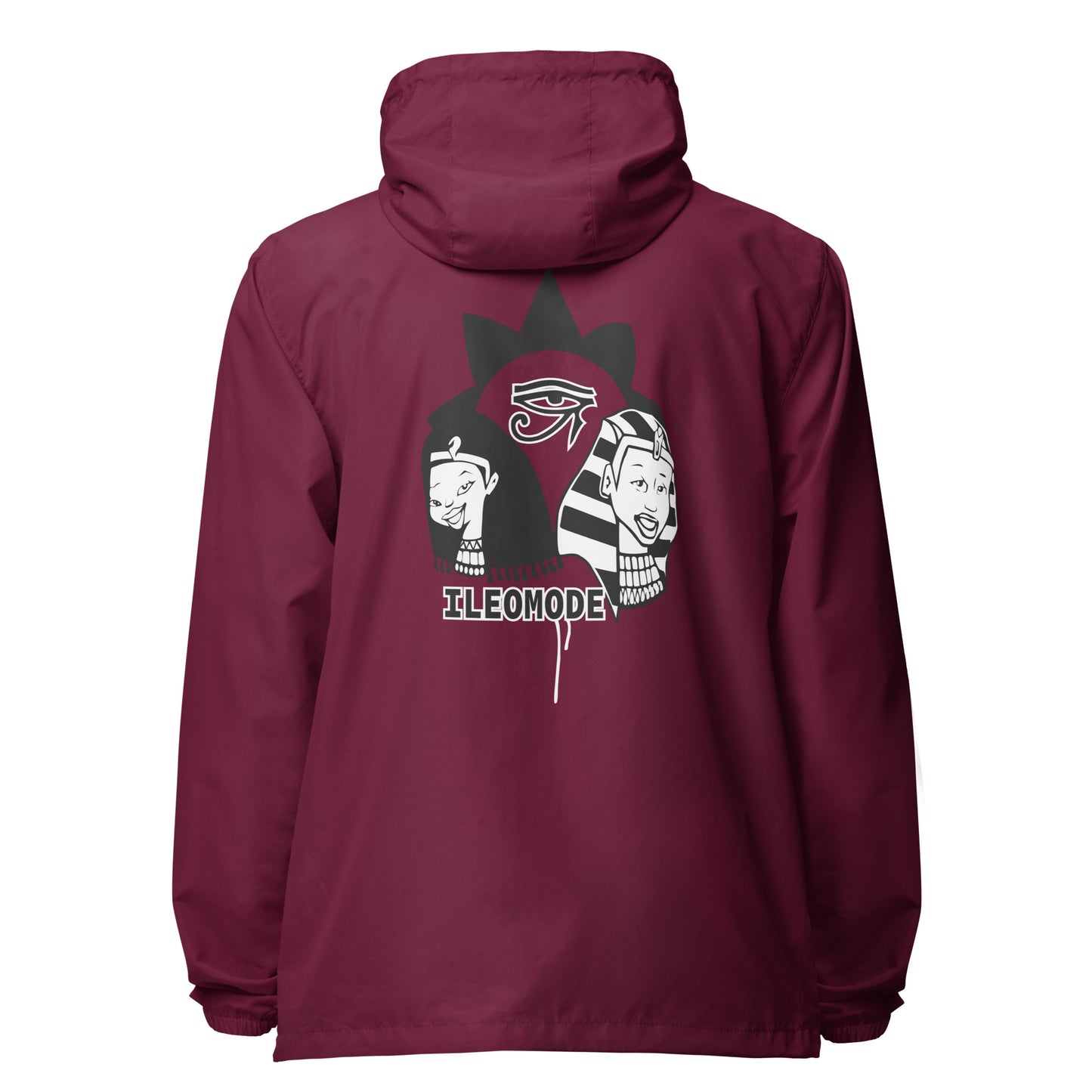 IleOmode Eye lightweight zip up windbreaker