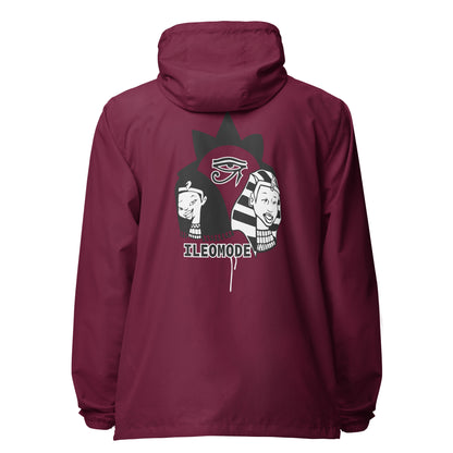 IleOmode Eye lightweight zip up windbreaker