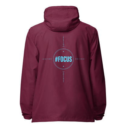 Focus lightweight zip up windbreaker