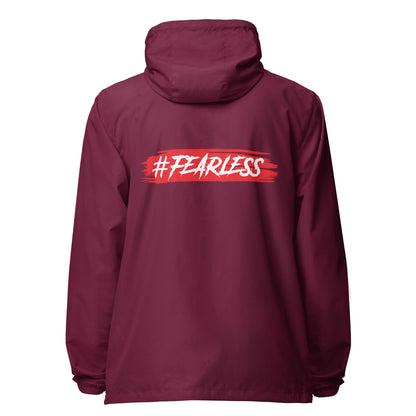 Fearless lightweight zip up windbreaker