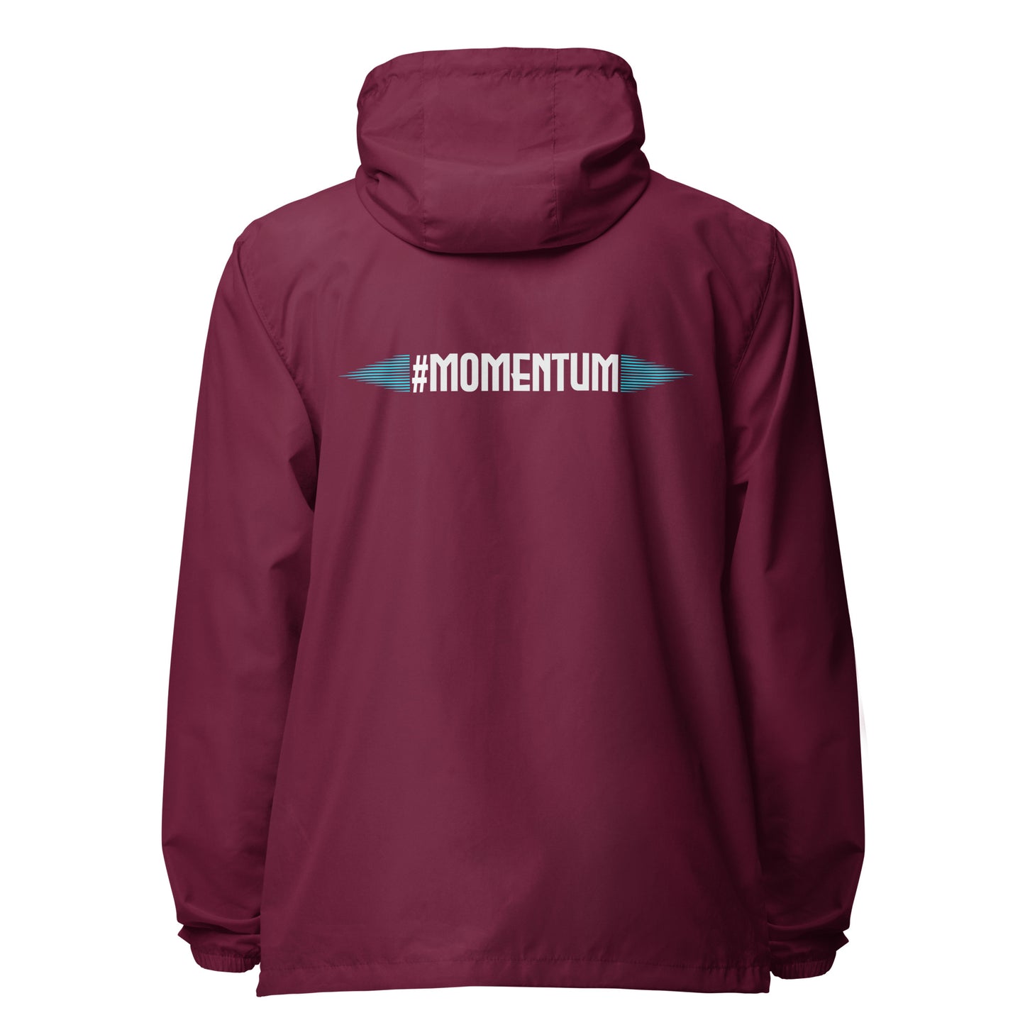 Momentum lightweight zip up windbreaker