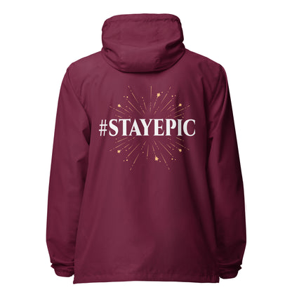 Stayepic lightweight zip up windbreaker