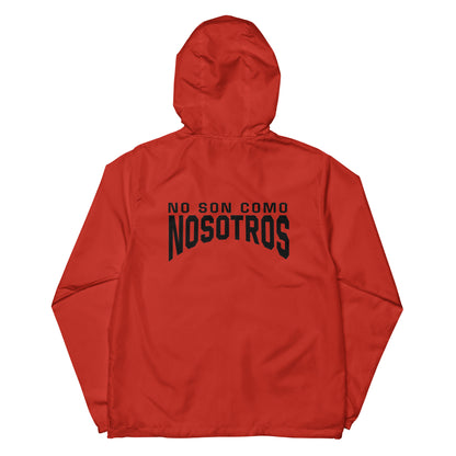 Non Son Como Nosotros Unisex lightweight zip up windbreaker