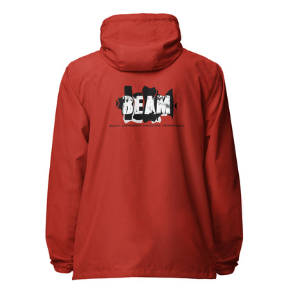 Beam lightweight zip up windbreaker