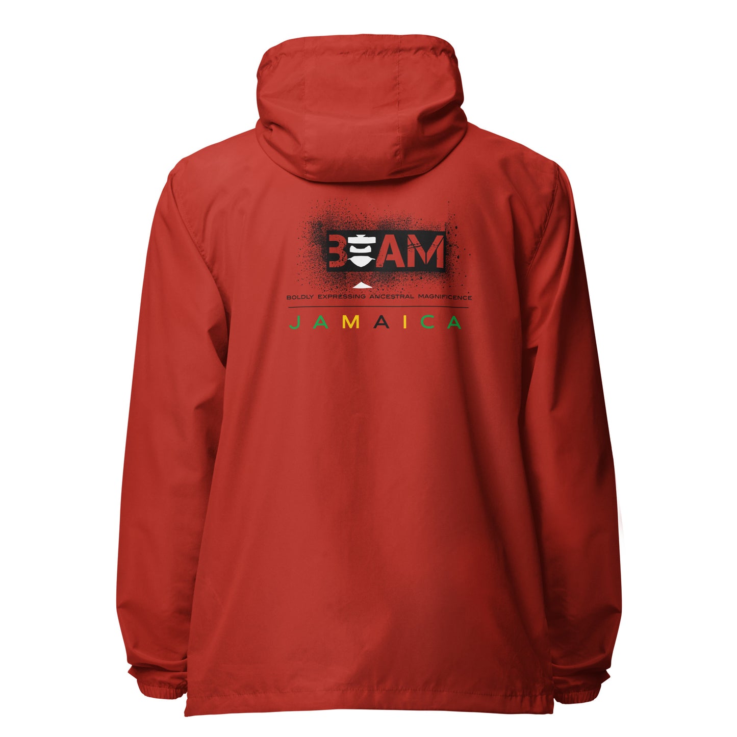 Beam Jamaica Signature Unisex lightweight zip up windbreaker