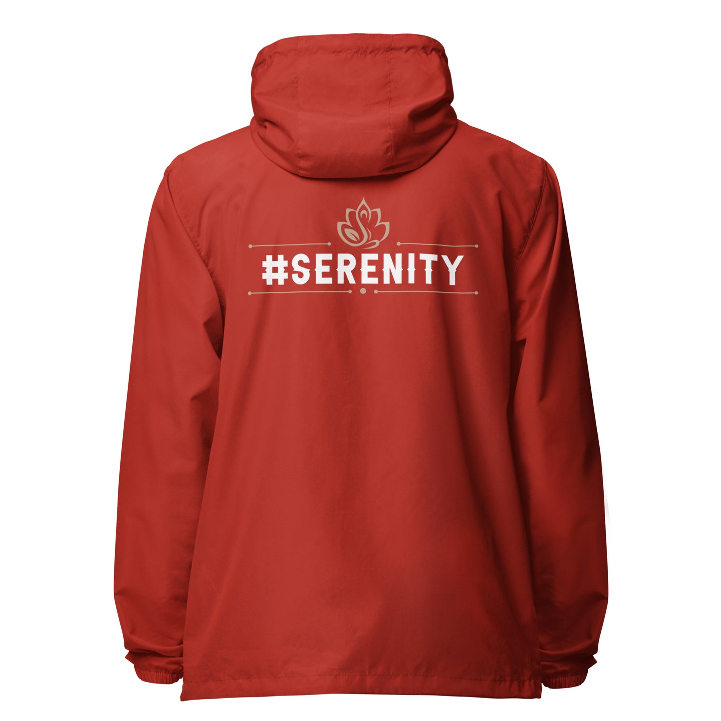 Serenity lightweight zip up windbreaker