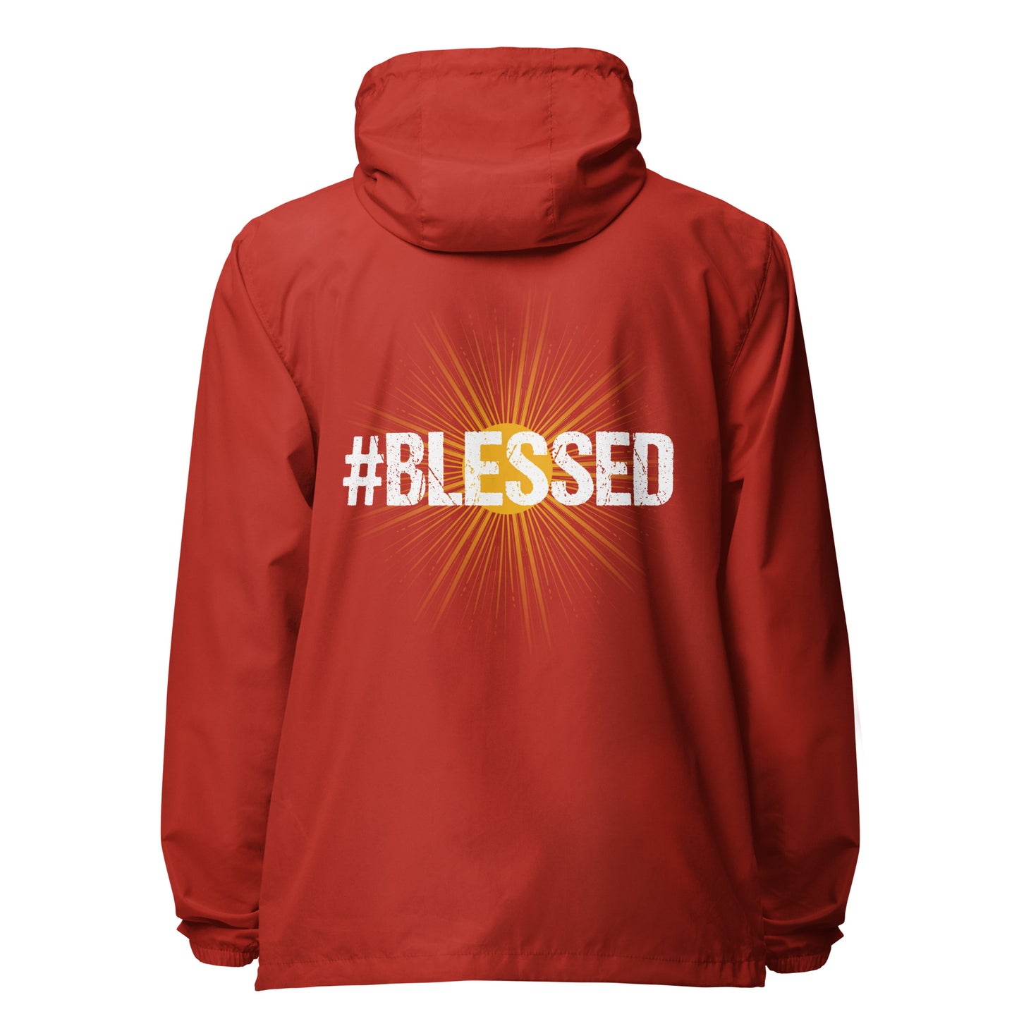 Blessed lightweight zip up windbreaker