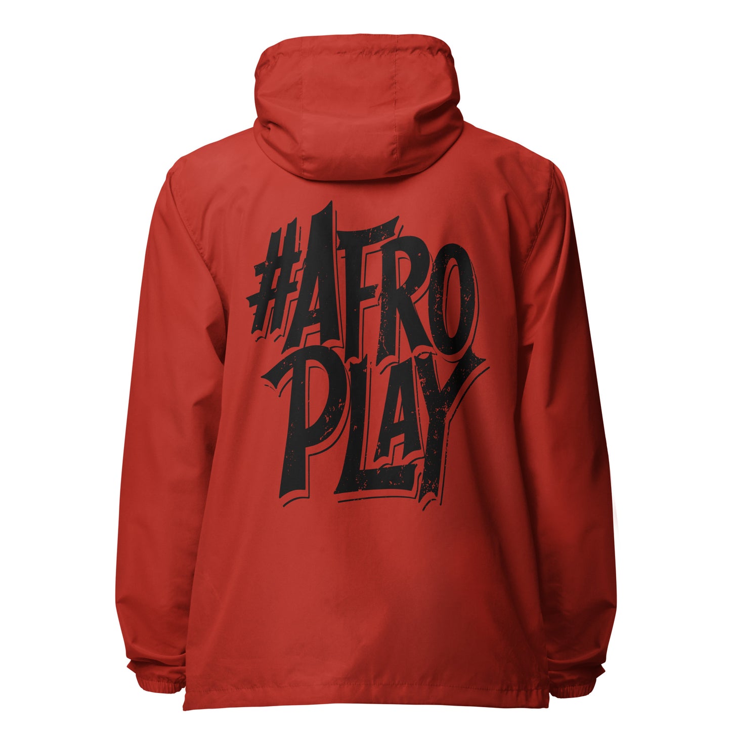 Afro Play Model Signature lightweight zip up windbreaker