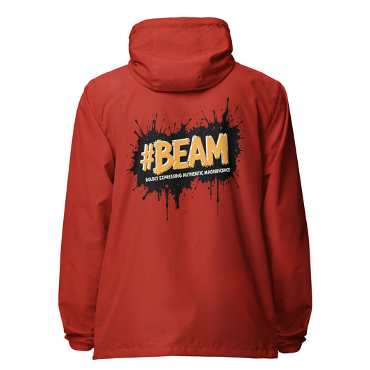 Beam Signature lightweight zip up windbreaker