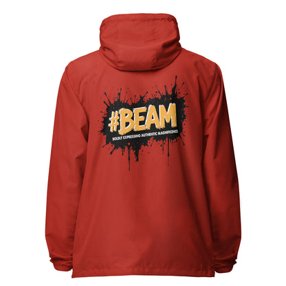 Beam Signature lightweight zip up windbreaker