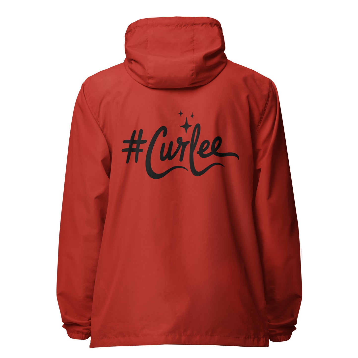 Curlee Signature lightweight zip up windbreaker