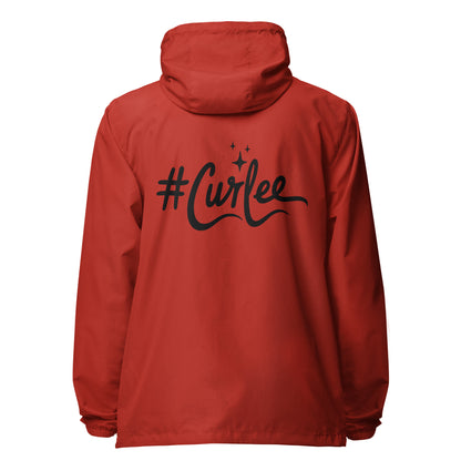 Curlee Signature lightweight zip up windbreaker