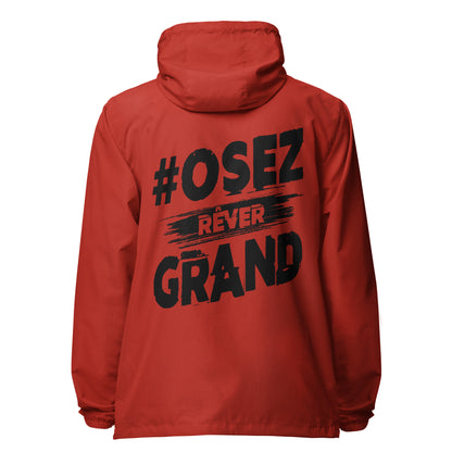 Osez Rever Grand Signature lightweight zip up windbreaker
