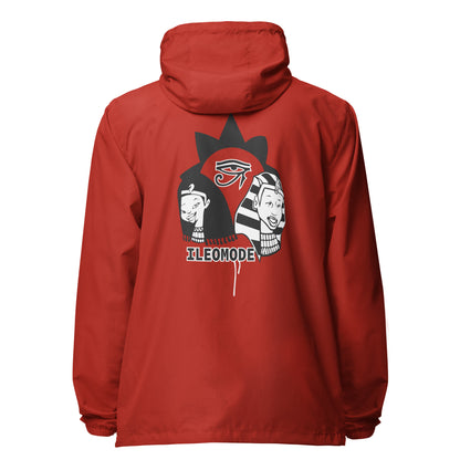 IleOmode Eye lightweight zip up windbreaker