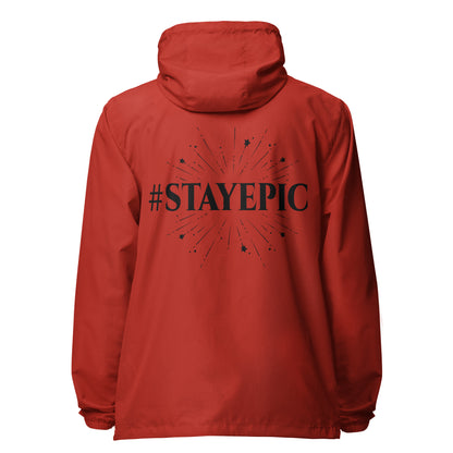 Stayepic Signature lightweight zip up windbreaker