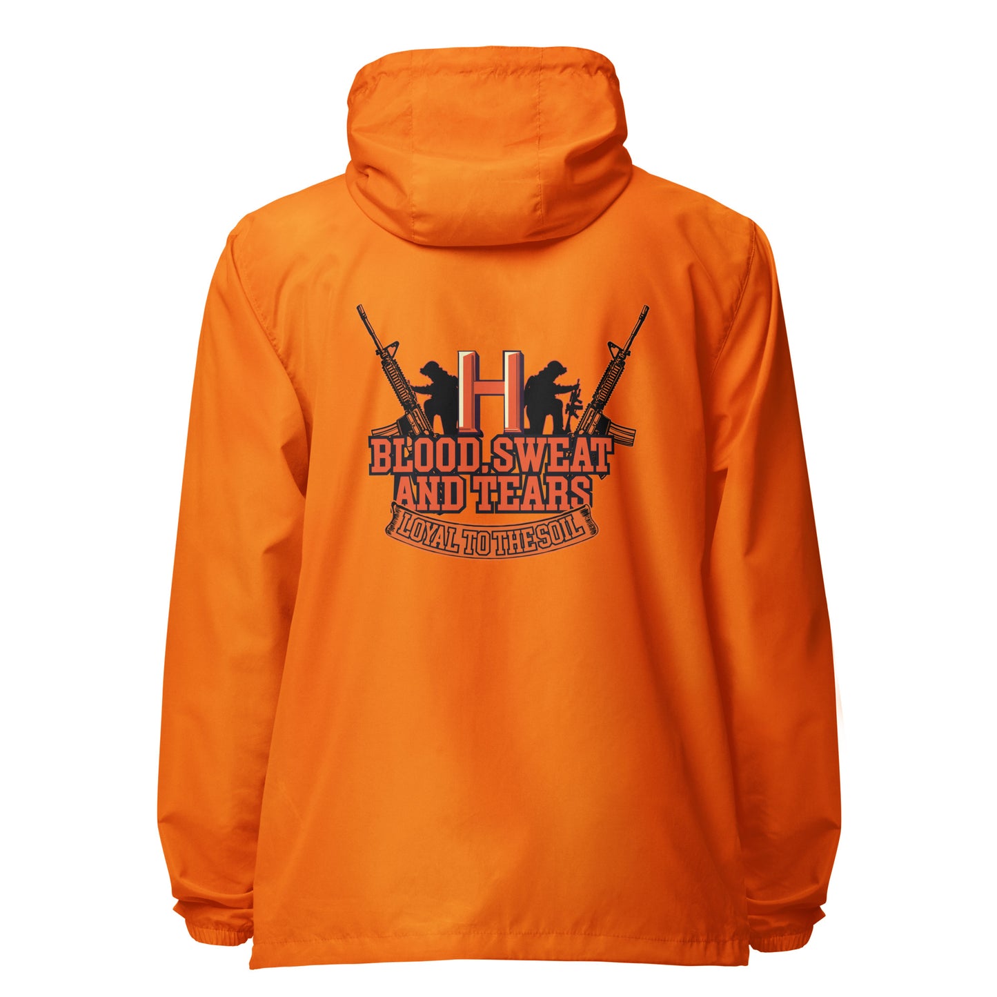 Blood Sweat Unisex lightweight zip up windbreaker