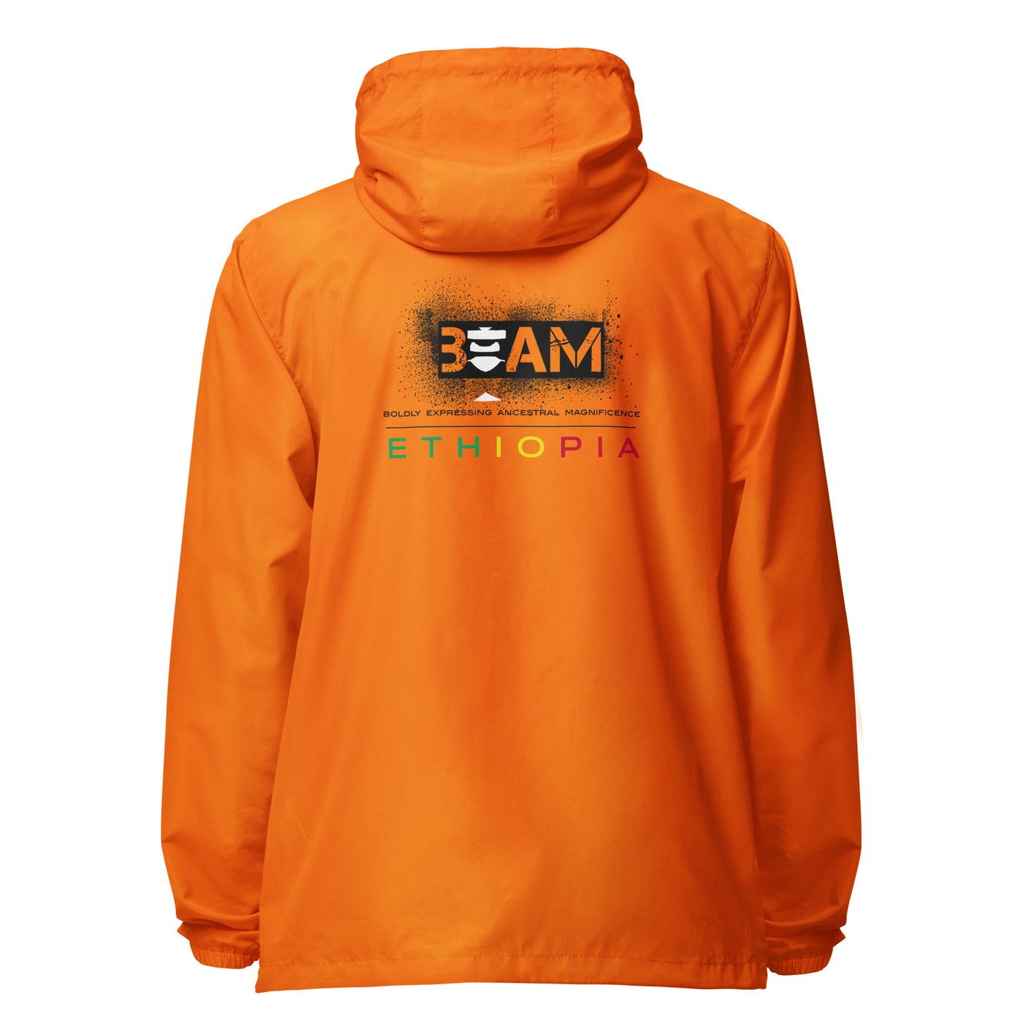 Beam Ethiopia Signature Unisex lightweight zip up windbreaker