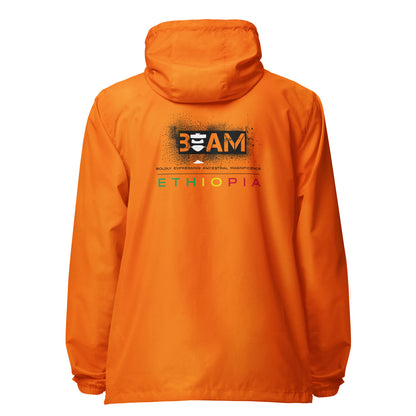 Beam Ethiopia Signature Unisex lightweight zip up windbreaker
