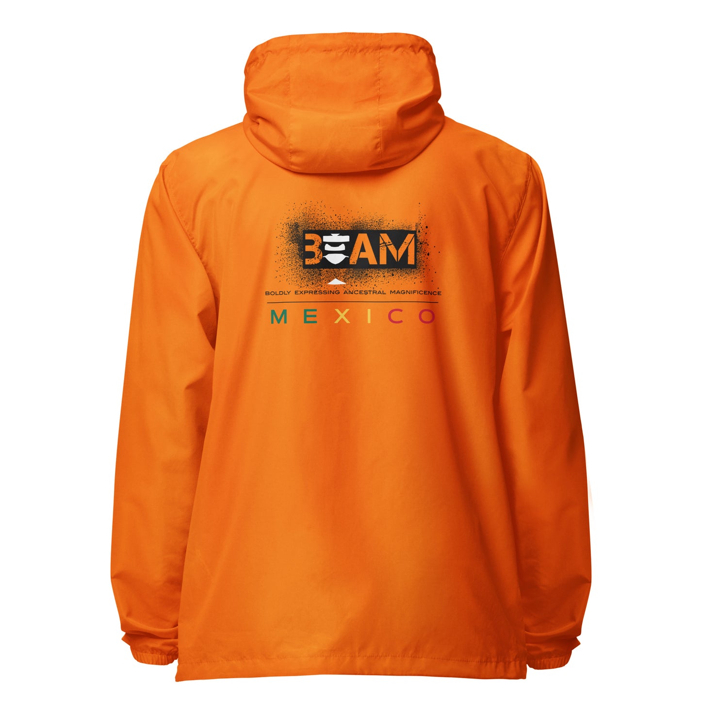 Beam Mexico Unisex lightweight zip up windbreaker