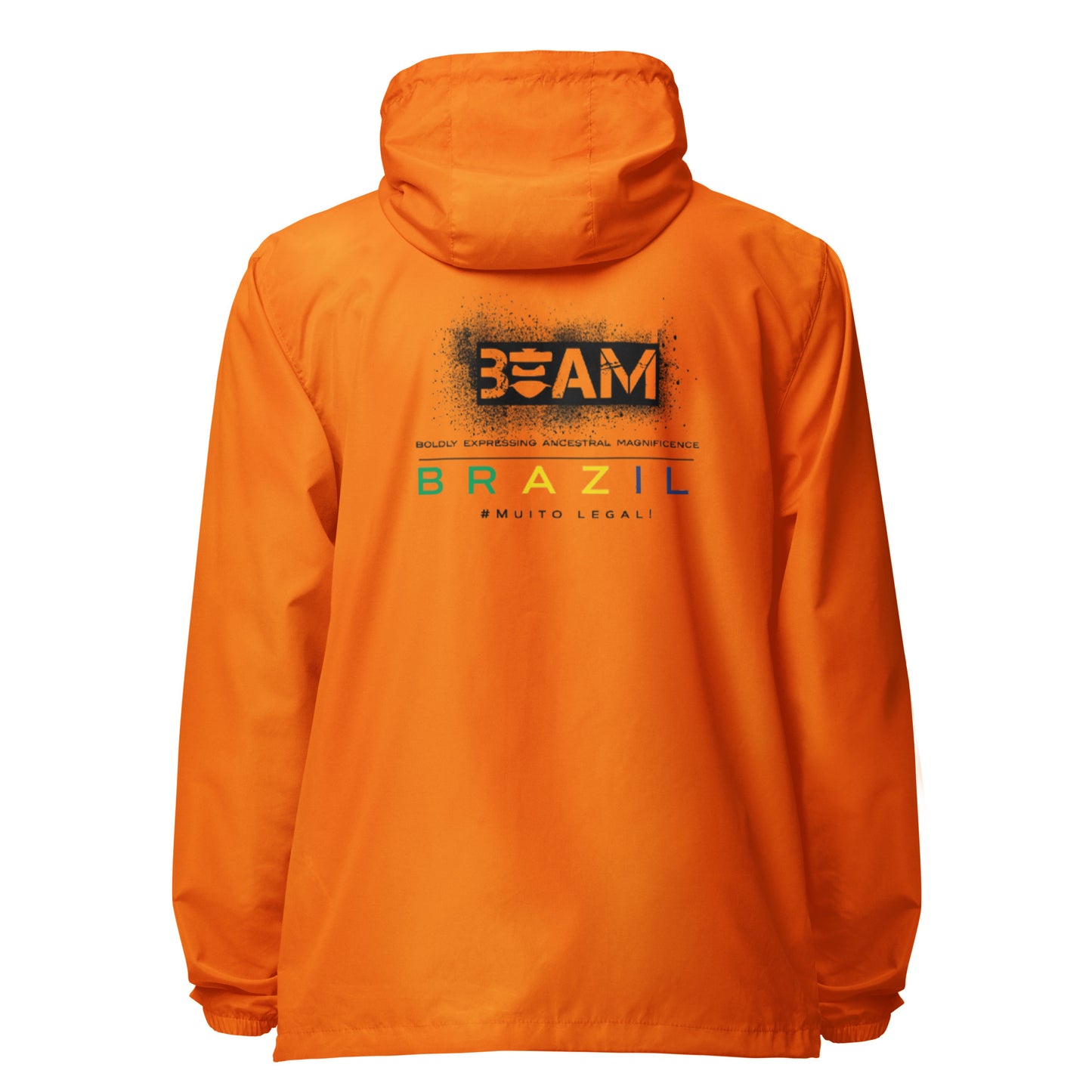 Beam Brazil Signature Unisex lightweight zip up windbreaker