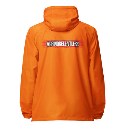 Grindrelentless Signature lightweight zip up windbreaker