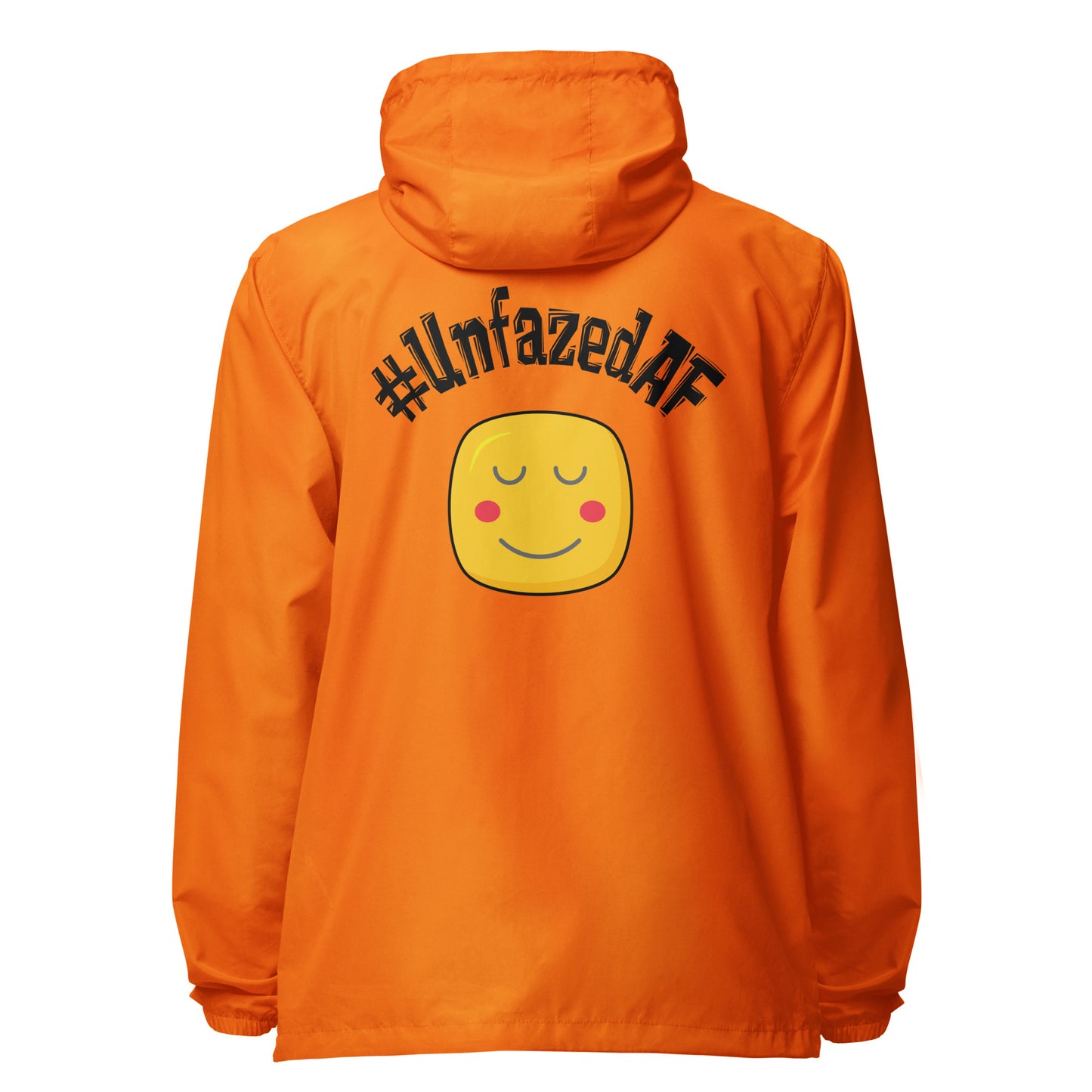 Unfazedaf Signature lightweight zip up windbreaker