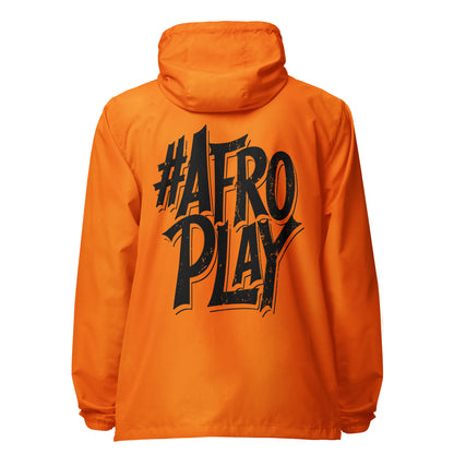 Afro Play Model Signature lightweight zip up windbreaker