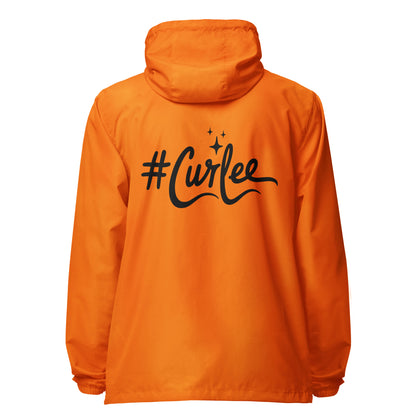 Curlee Signature lightweight zip up windbreaker