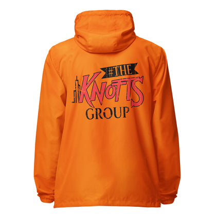 The Knotts Group Signature lightweight zip up windbreaker
