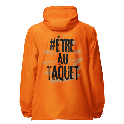 Etre Au Taquet Signature lightweight zip up windbreaker